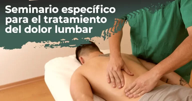 Seminario específico para el tratamiento del dolor lumbar